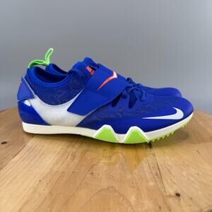 Nike Zoom PV Pole Vault Elite Mens Size 12 Shoes Blue Jumping Spikes Track NEW